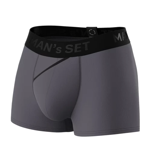 Мужские анатомические боксеры из хлопка Anatomic Classic 2.0 Black Series графитовый S