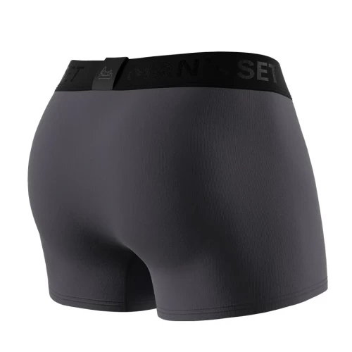 Мужские анатомические боксеры из хлопка Anatomic Classic 2.0 Black Series графитовый S