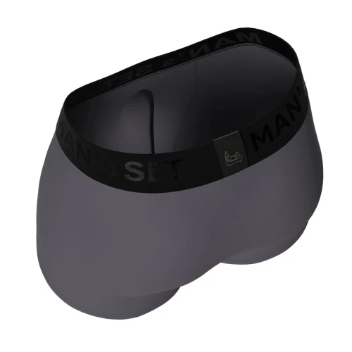 Мужские анатомические боксеры из хлопка Anatomic Classic 2.0 Black Series графитовый S