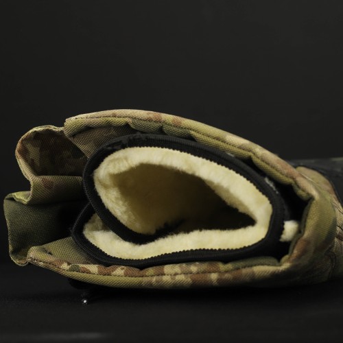 Чоботи Сноубутси зимові водонепроникні зелений камуфляж 40 40