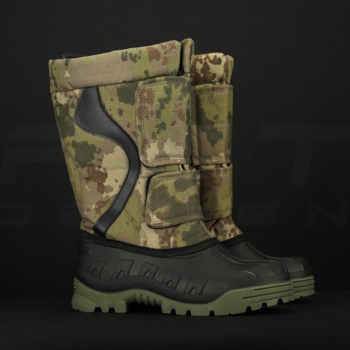 Чоботи Сноубутси зимові водонепроникні зелений камуфляж 40 40