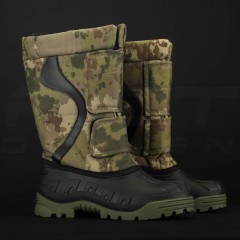 Чоботи Сноубутси зимові водонепроникні зелений камуфляж