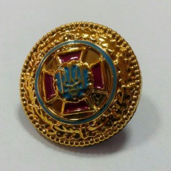 Кріплення на аксельбант хрест малиновий