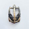 Беретний знак кокарда морської піхоти ВМС метал