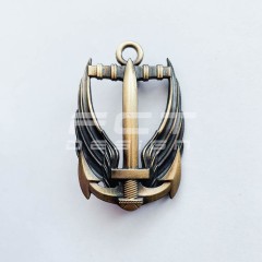 Беретний знак кокарда морської піхоти ВМС метал