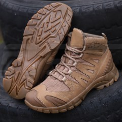 Черевики тактичні зимові FCT Headhunter мембрана GoreTex койот