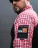 Убакс бойова сорочка URBAN Стрейч в клітинку червона 44 44