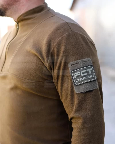 Кофта флис Урбан с молнией под горло Койот 42