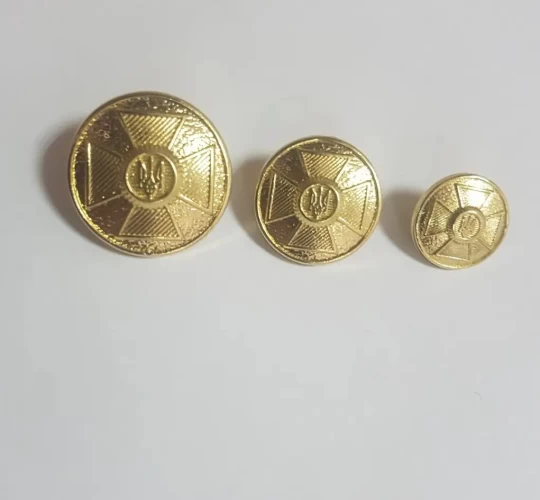 Гудзики хрест золото метал 14мм, 18мм, 22мм 14 мм 14 мм