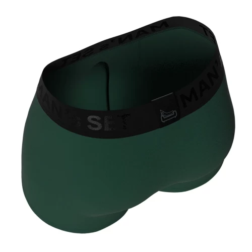 Мужские анатомические боксеры из хлопка Anatomic Classic 2.0 Black Series темно-зеленый S