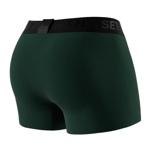 Мужские анатомические боксеры из хлопка Anatomic Classic 2.0 Black Series темно-зеленый S
