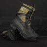 Чоботи Сноубутси зимові водонепроникні низькі зелений камуфляж 40 40