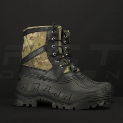 Сапоги Сноубутсы зимние непромокаемые низкие камуфляж зеленый