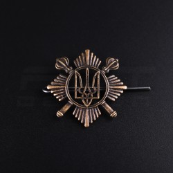 Беретний знак кокарда Президентського полку метал