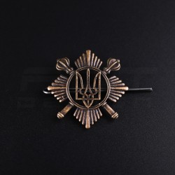 Беретний знак кокарда Президентського полку метал