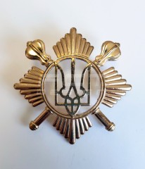 Беретний знак кокарда Президентського полку метал