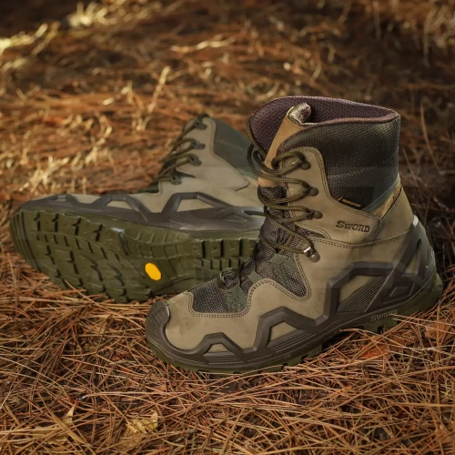 Берці тактичні Single Swords мембрана GoreTex хакі 40  40