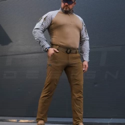 Убакс бойова сорочка URBAN тканина Мокко в клітинку койот