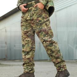 Брюки зимние Хантер Софтшелл Мультикам утепленный термофлис