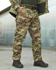 Штани зимові Хантер Софтшелл Мультикам утеплені термофліс