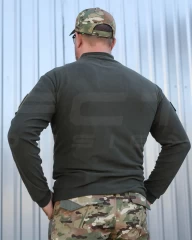 Кофта фліс Урбан з блискавкою під горло Хакі