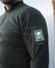 Кофта фліс Урбан з блискавкою під горло Хакі