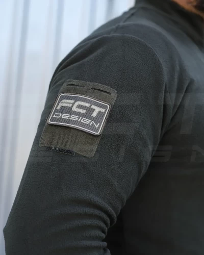 Кофта флис Урбан с молнией под горло Хаки 42