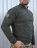 Кофта флис Урбан с молнией под горло Хаки 42