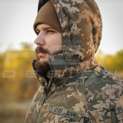 Костюм тактический зимний Хантер на флисе Софтшелл пиксель ВСУ