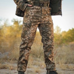 Костюм тактический зимний Хантер на флисе Софтшелл пиксель ВСУ