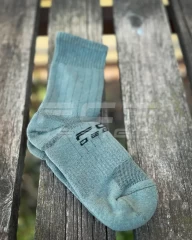 Шкарпетки середні тактичні зимові утеплені з махровим слідом FCT хакі та чорні