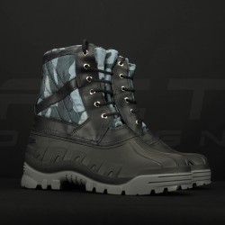 Сапоги Сноубутсы зимние непромокаемые низкие камуфляж синий