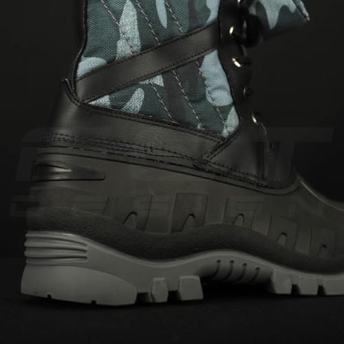 Чоботи Сноубутси зимові водонепроникні низькі синій камуфляж 40 40