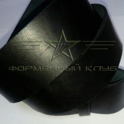 Ремінь під бляху ДМБ. Натуральна шкіра чорний