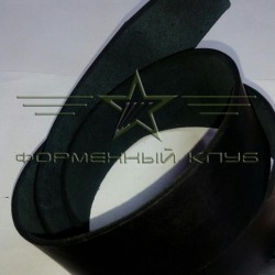 Ремінь під бляху ДМБ. Натуральна шкіра чорний