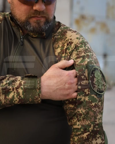 Убакс бойова сорочка CoolPass хакі з налокітниками Хижак піксель G-0822 44 44