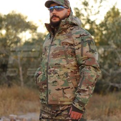 Костюм тактичний зимовий Хантер на флісі Софтшелл мультикам