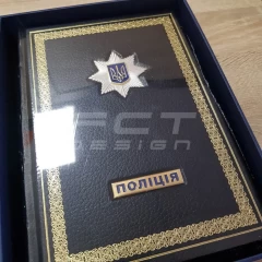 Блокнот щоденник Поліції преміум А5