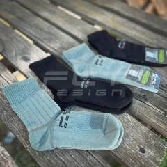 Шкарпетки високі тактичні зимові утеплені з махровим слідом FCT хакі та чорні