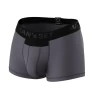 Мужские анатомические боксеры из хлопка с сеткой Anatomic Classic Light Black Series графитовый S