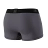 Мужские анатомические боксеры из хлопка с сеткой Anatomic Classic Light Black Series графитовый S