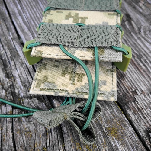 Підсумок тактичний АК моллі на 1 магазин пластик мультикам піксель ЗСУ