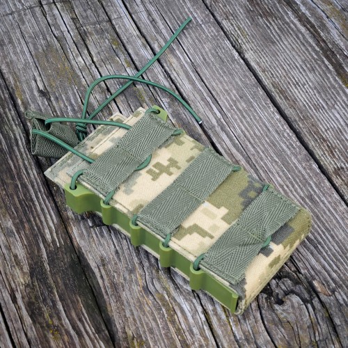 Підсумок тактичний АК моллі на 1 магазин пластик мультикам піксель ЗСУ