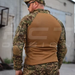 Убакс боевая рубашка CoolPass койот с налокотниками Хищник пиксель G-0822