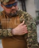 Убакс боевая рубашка CoolPass койот с налокотниками Хищник пиксель G-0822 44