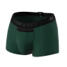 Мужские анатомические боксеры из хлопка с сеткой Anatomic Classic Light Black Series темно-зеленый S