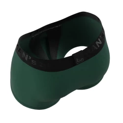 Мужские анатомические боксеры из хлопка с сеткой Anatomic Classic Light Black Series темно-зеленый