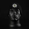 Шапка в'язана з кокардою Поліція  56 56