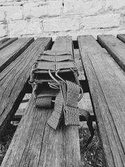 Підсумок тактичний АК моллі на 2 магазини пластик сірий