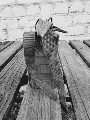 Підсумок тактичний АК моллі на 2 магазини пластик сірий